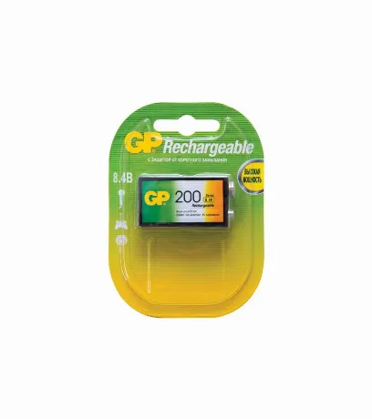 Аккумулятор GP 20R8H 9V NiMH 200mAh (1шт)